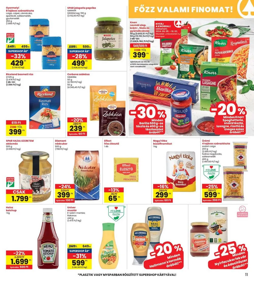Interspar akciós újság 09.05–09.11 – 11. oldal