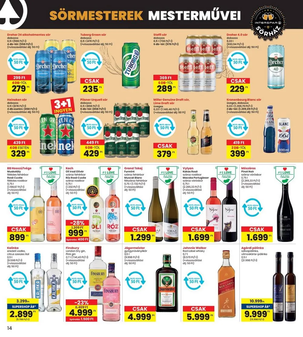 Interspar akciós újság 09.05–09.11 – 14. oldal