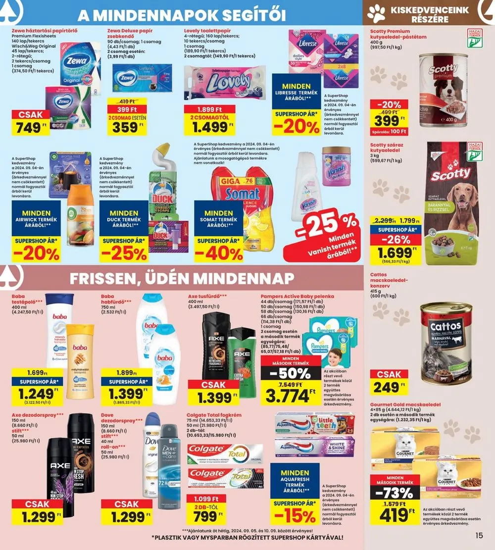 Interspar akciós újság 09.05–09.11 – 15. oldal