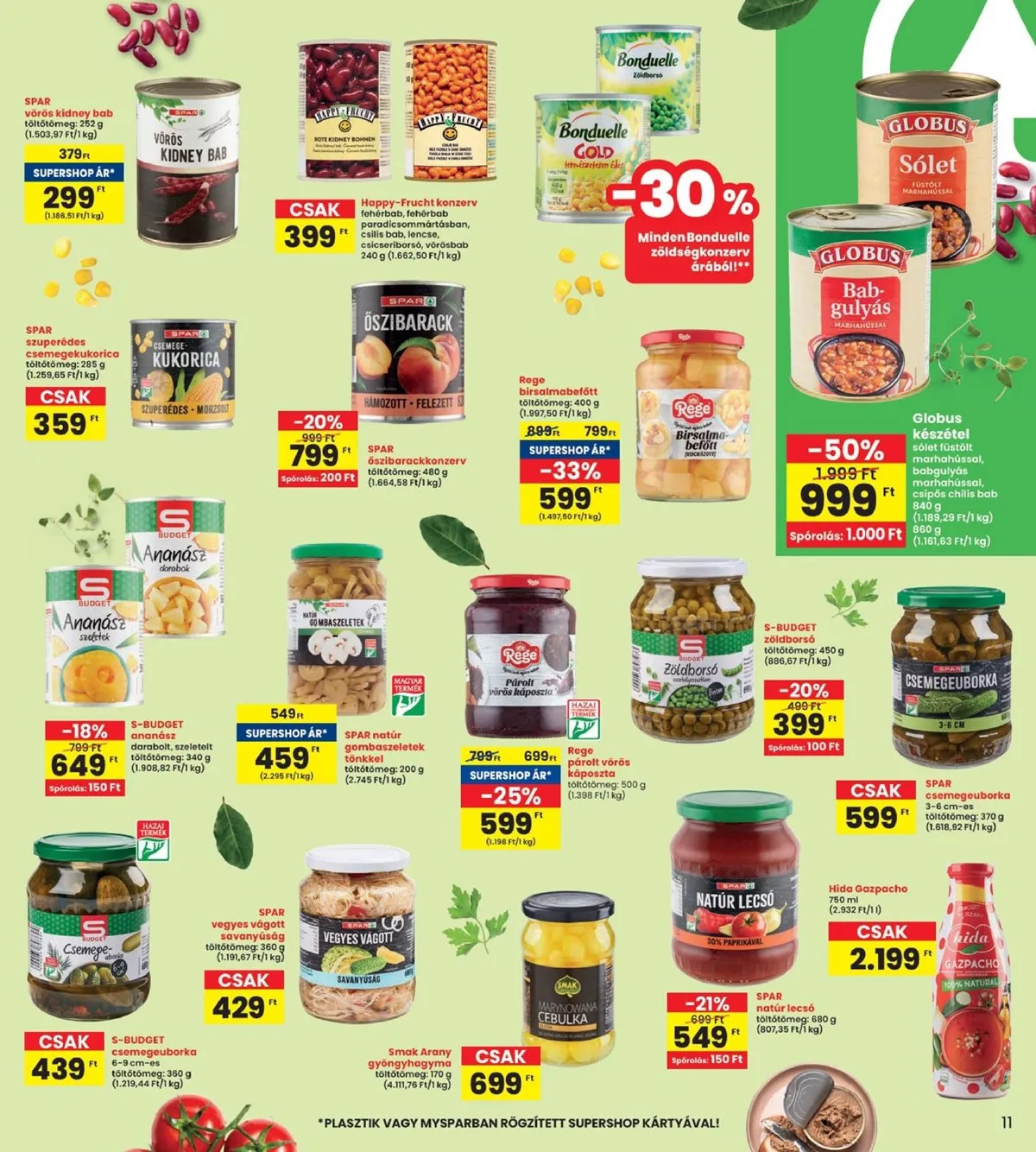 Interspar akciós újság 09.12–09.18 – 11. oldal