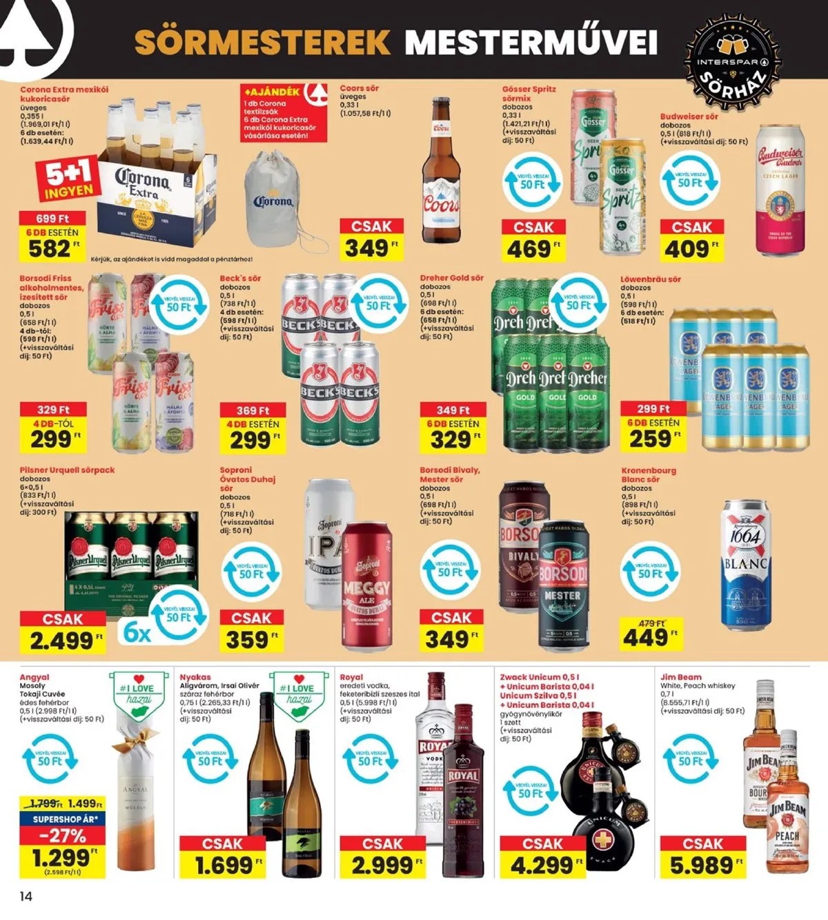 Interspar akciós újság 09.12–09.18 – 14. oldal
