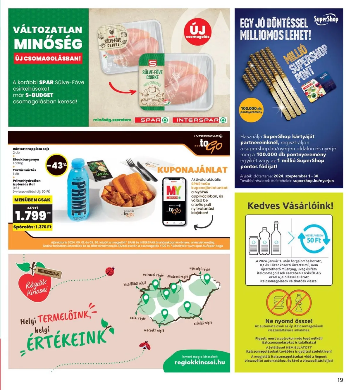 Interspar akciós újság 09.12–09.18 – 19. oldal