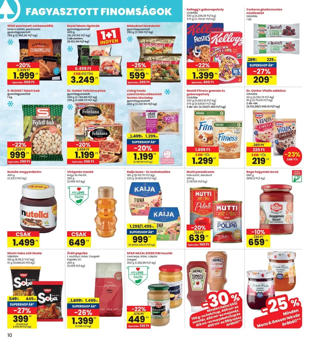 Interspar akciós újság 09.19–09.25 – 10. oldal