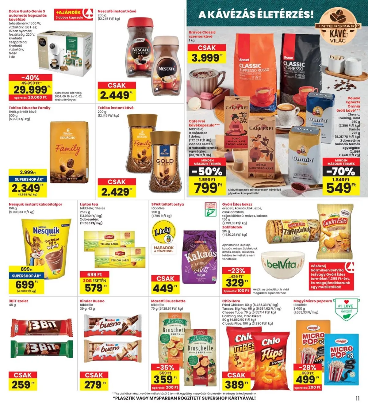 Interspar akciós újság 09.19–09.25 – 11. oldal