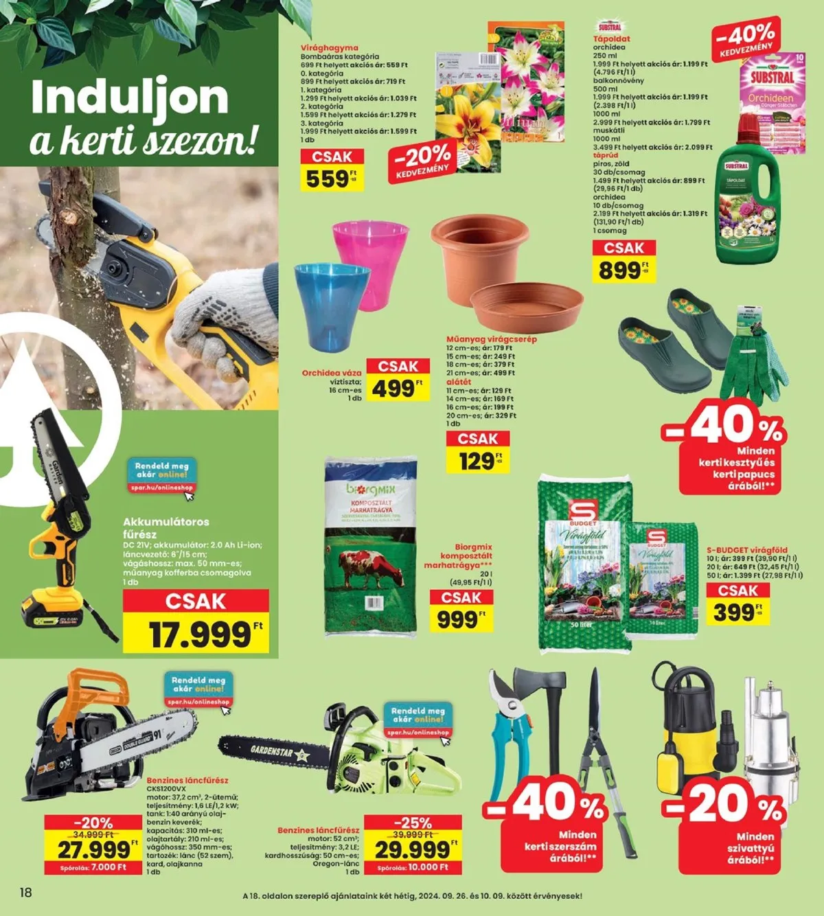 Interspar akciós újság 09.26–10.02 – 18. oldal