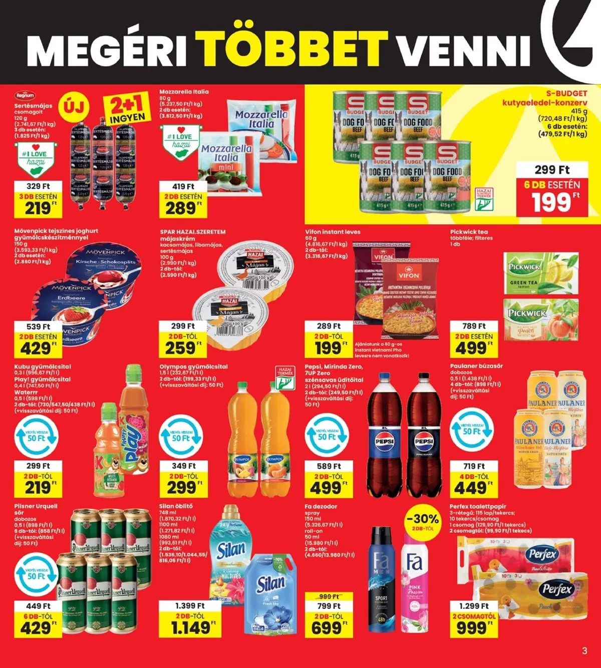 Interspar akciós újság 09.26–10.02 – 3. oldal
