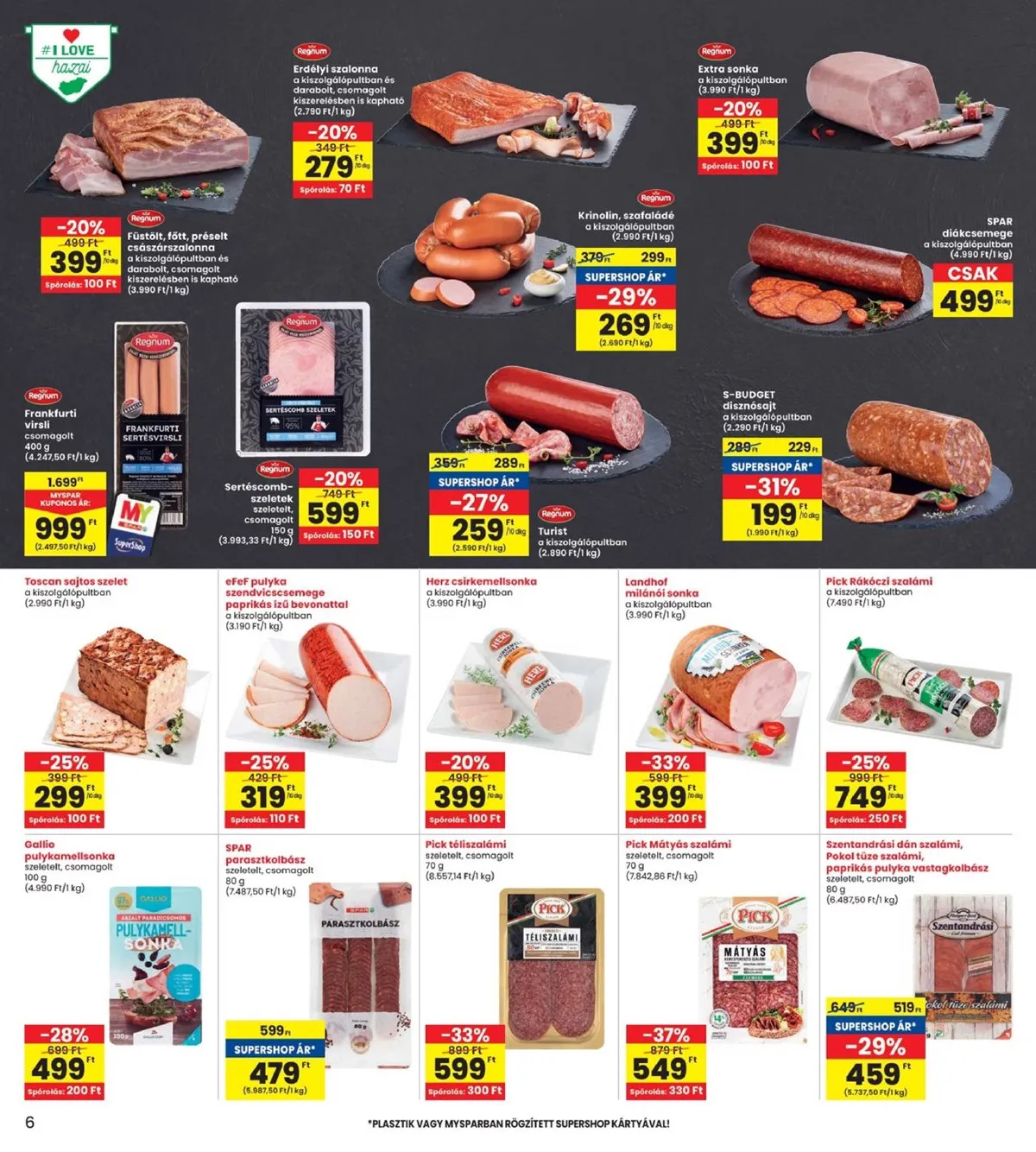 Interspar akciós újság 09.26–10.02 – 6. oldal