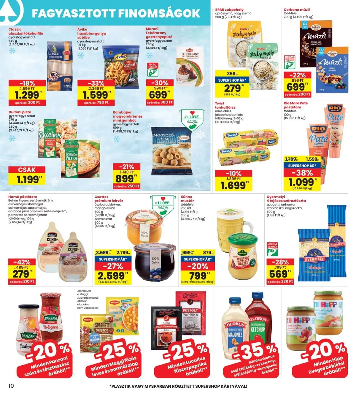 Interspar akciós újság 10.03–10.09 – 10. oldal
