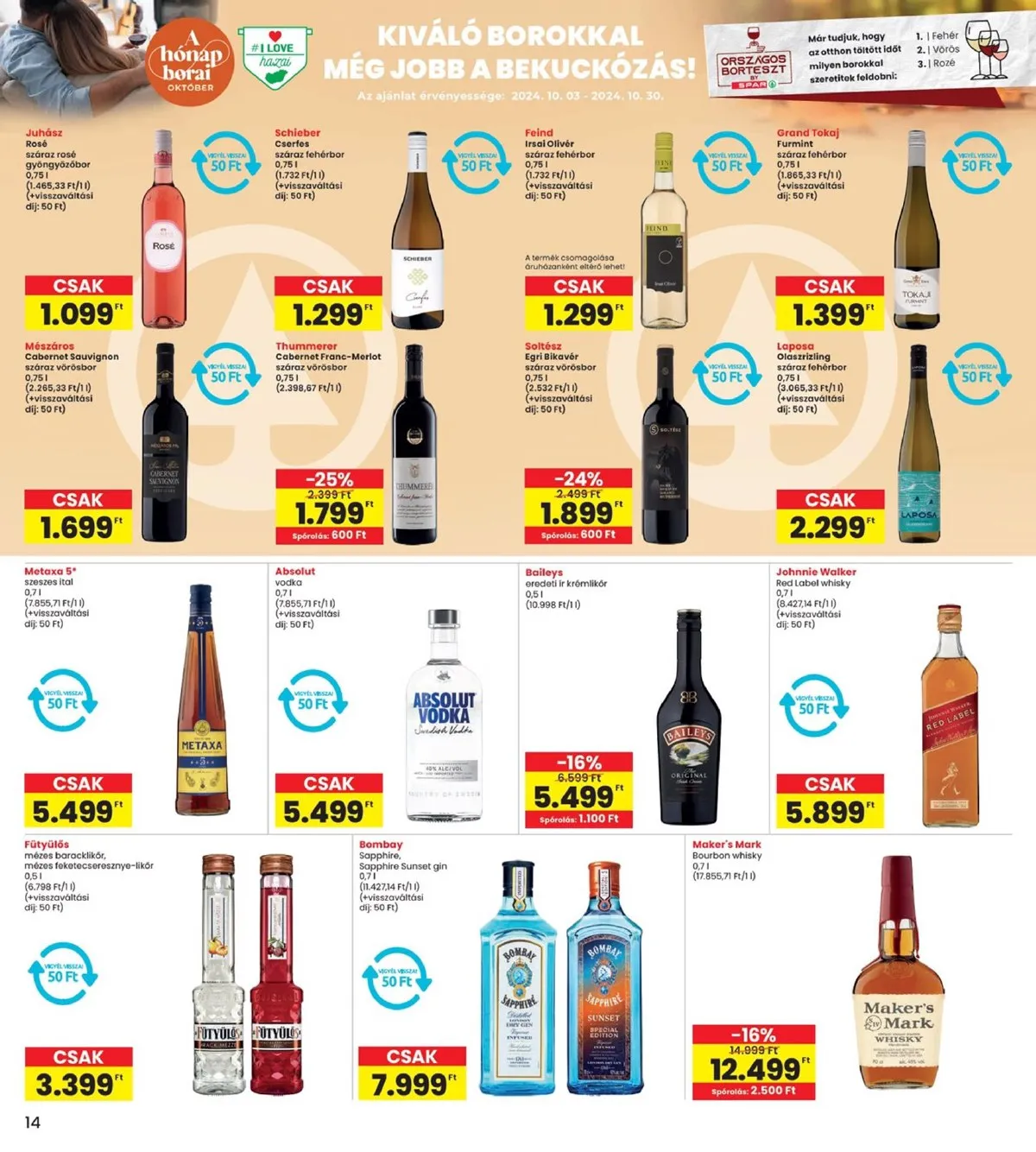 Interspar akciós újság 10.03–10.09 – 14. oldal