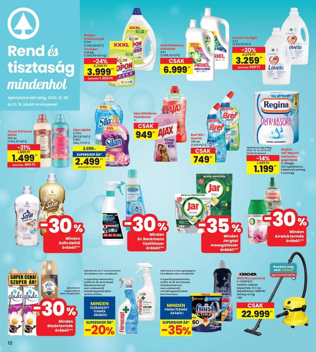 Interspar akciós újság 10.03–10.09 – 18. oldal