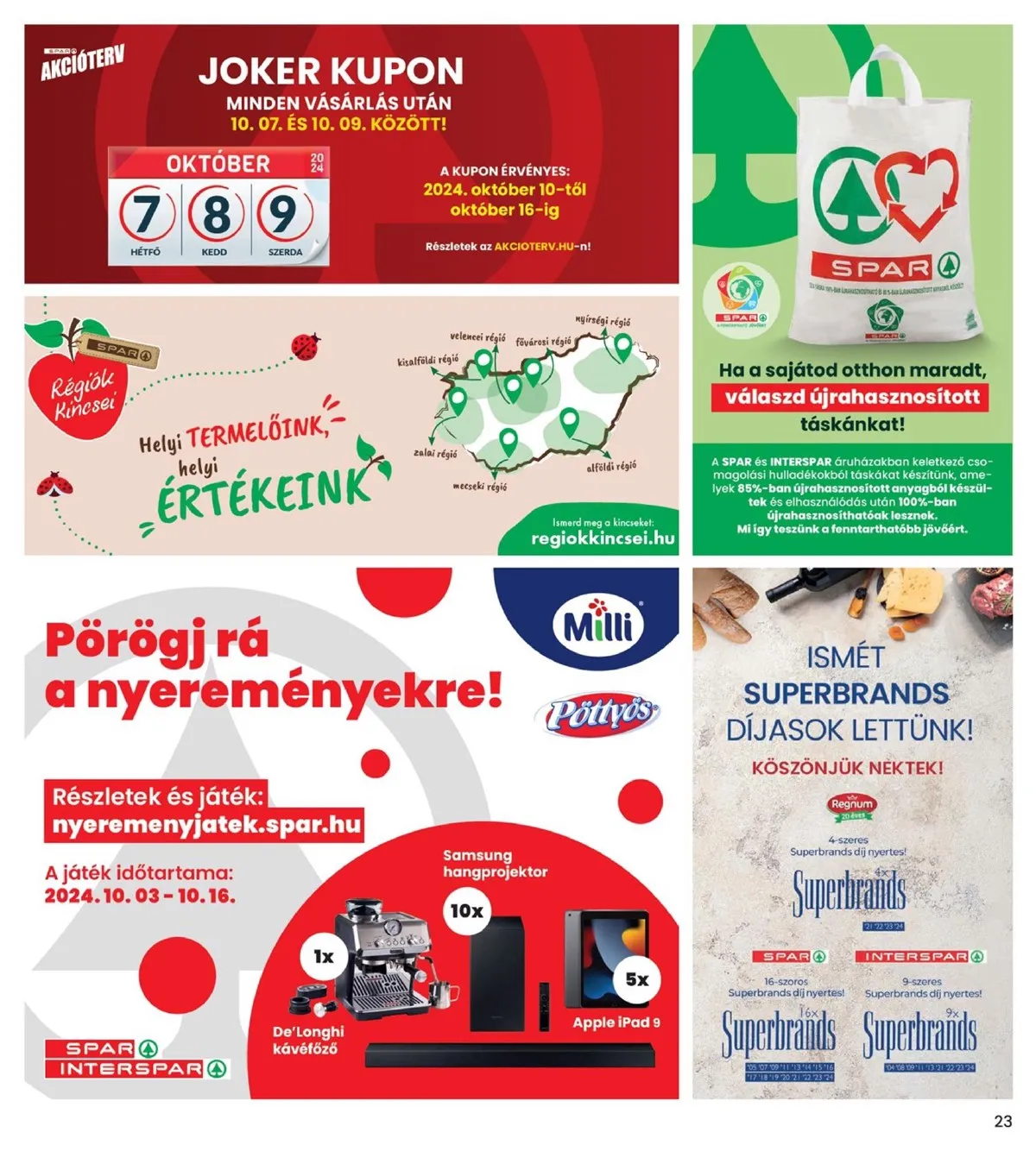 Interspar akciós újság 10.03–10.09 – 23. oldal