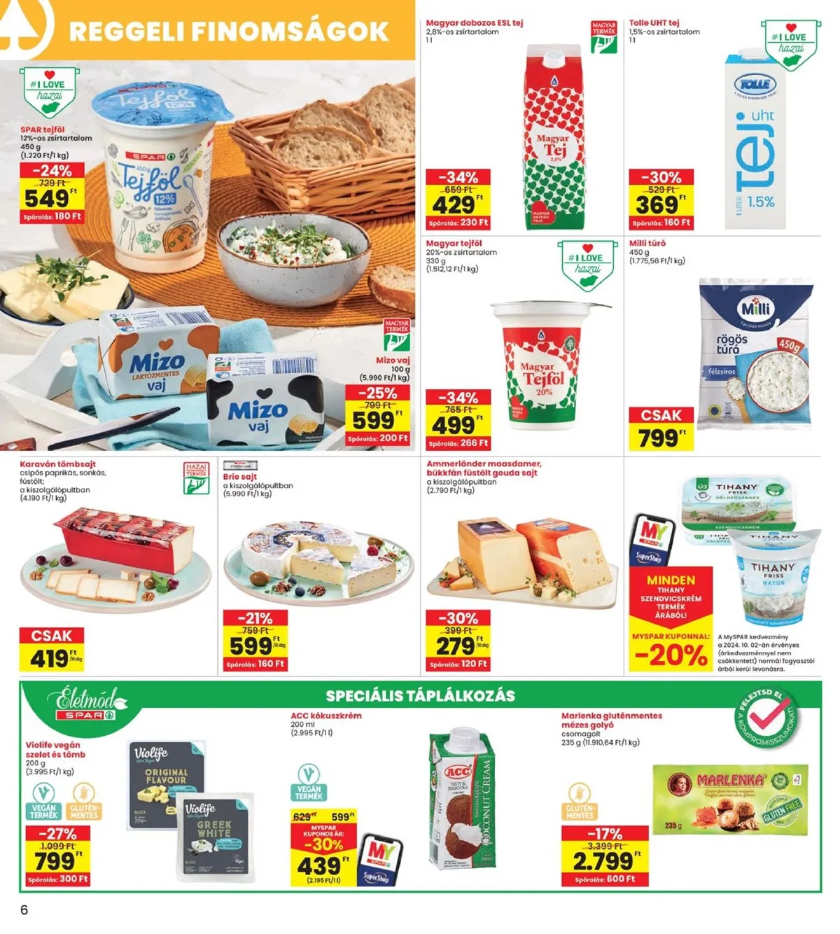 Interspar akciós újság 10.03–10.09 – 6. oldal