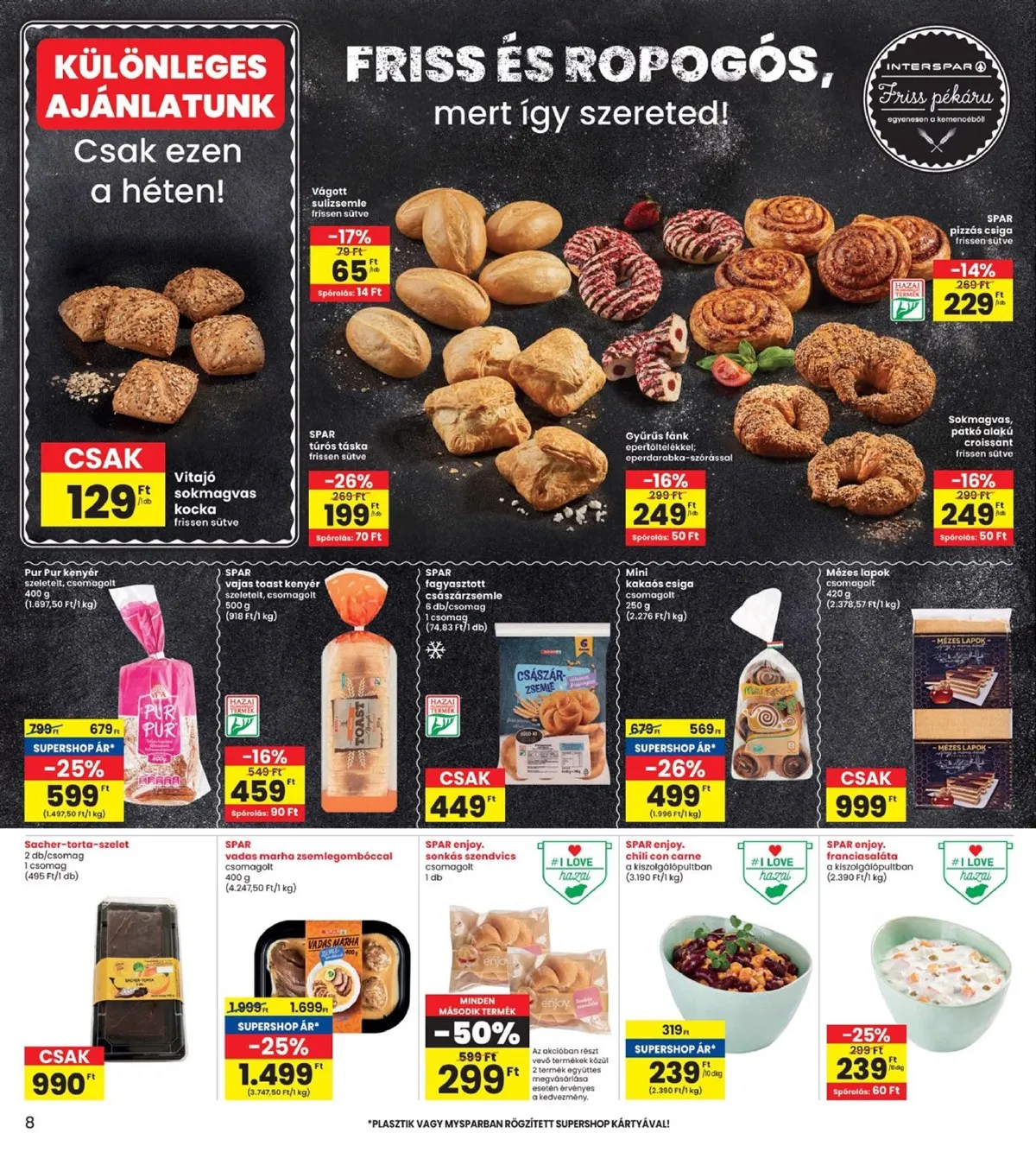 Interspar akciós újság 10.03–10.09 – 8. oldal