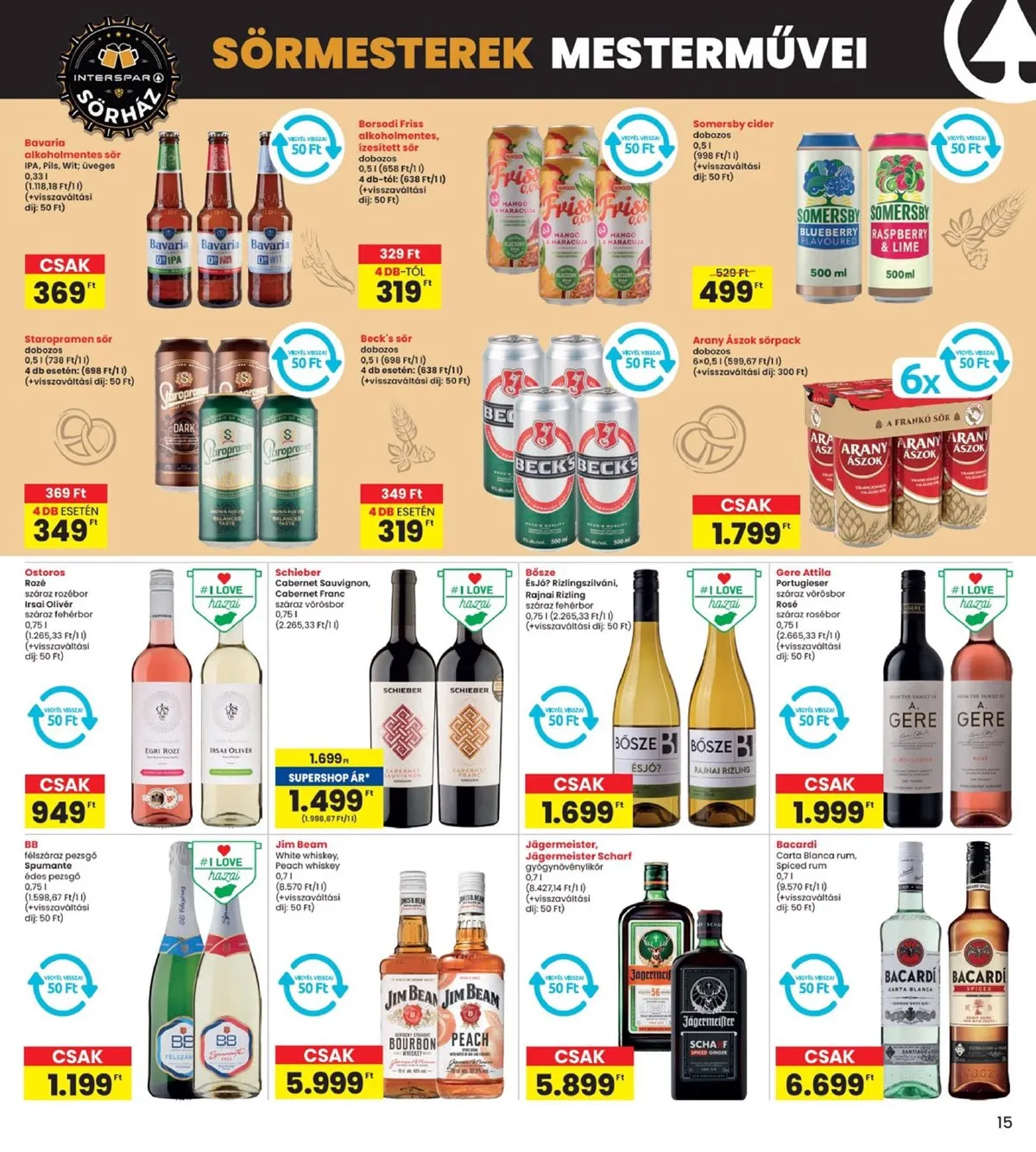 Interspar akciós újság 10.17–10.23 – 15. oldal