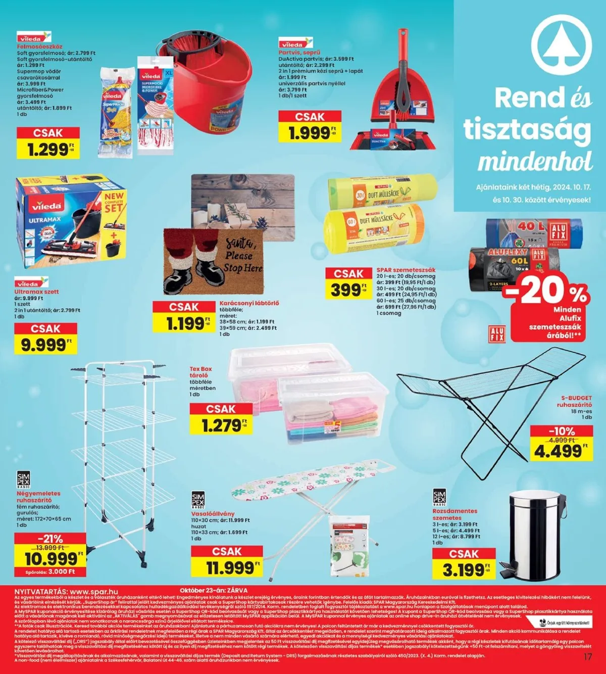 Interspar akciós újság 10.17–10.23 – 17. oldal