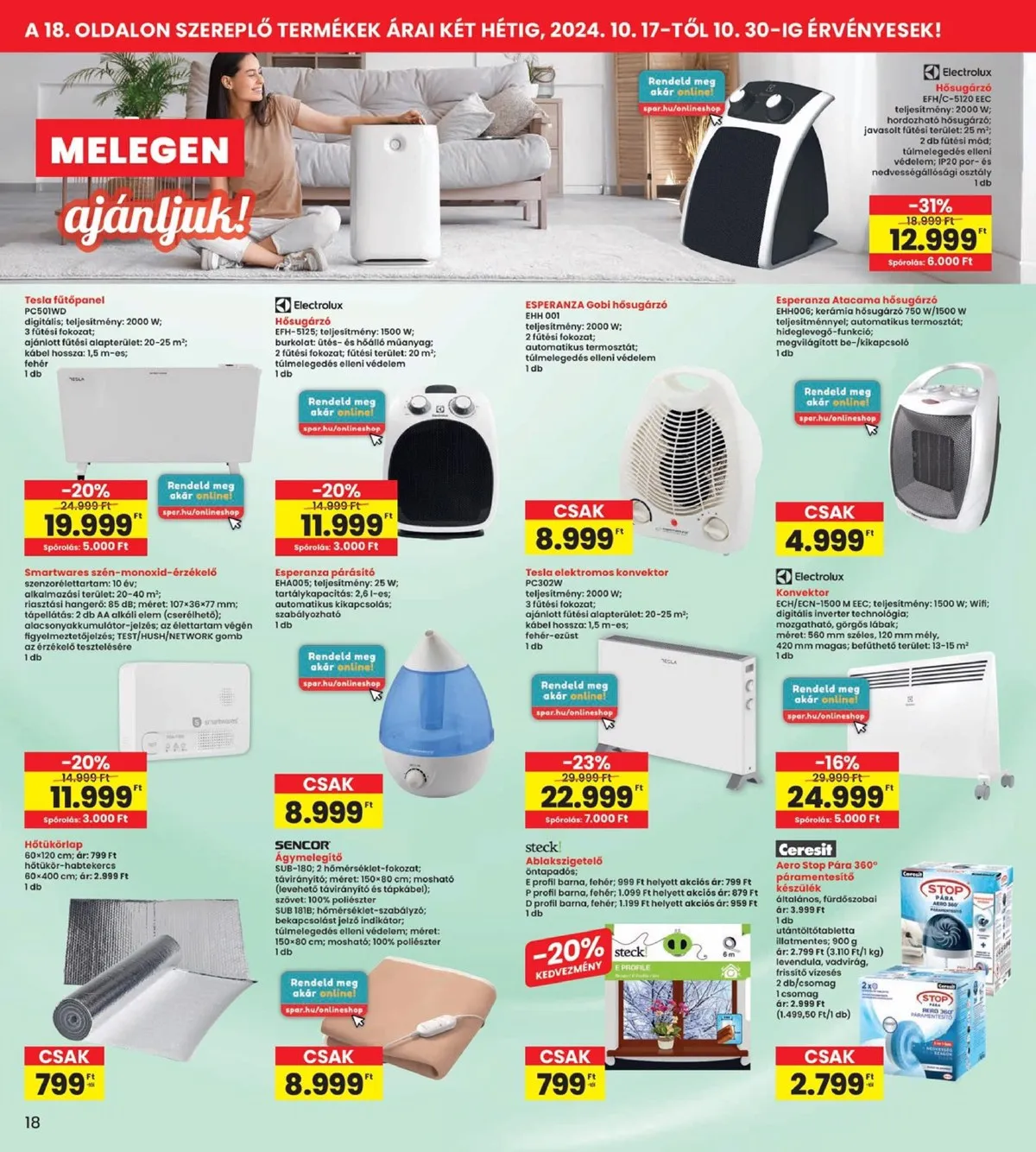 Interspar akciós újság 10.17–10.23 – 18. oldal