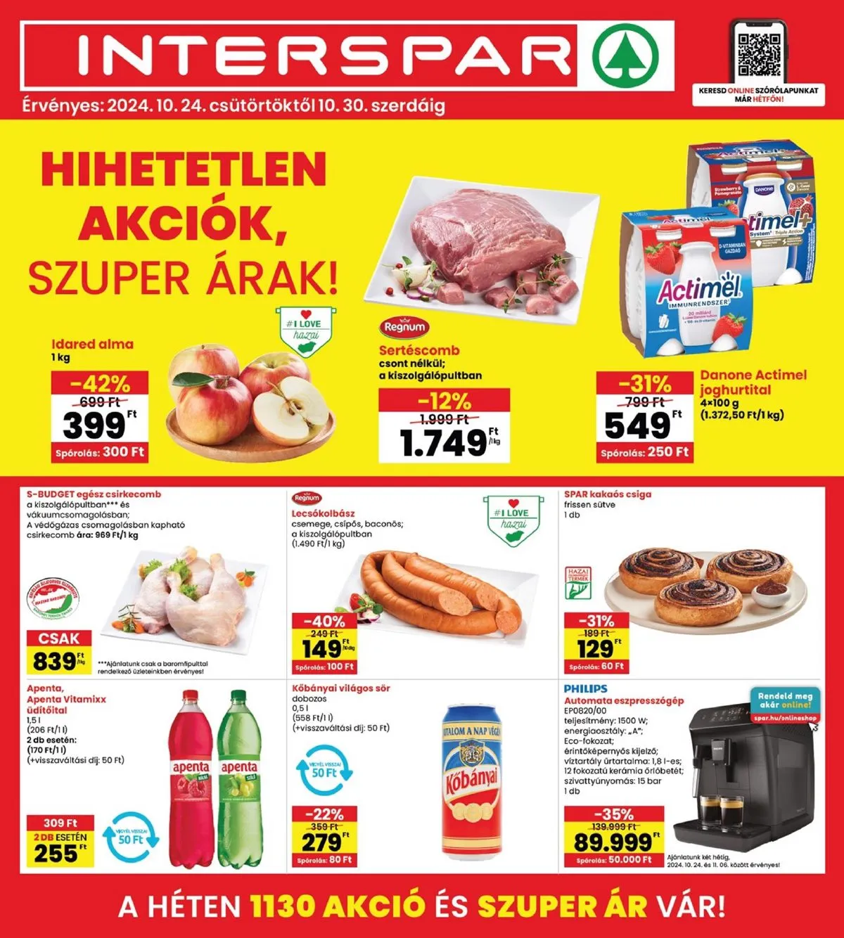 Interspar akciós újság 10.24–10.30