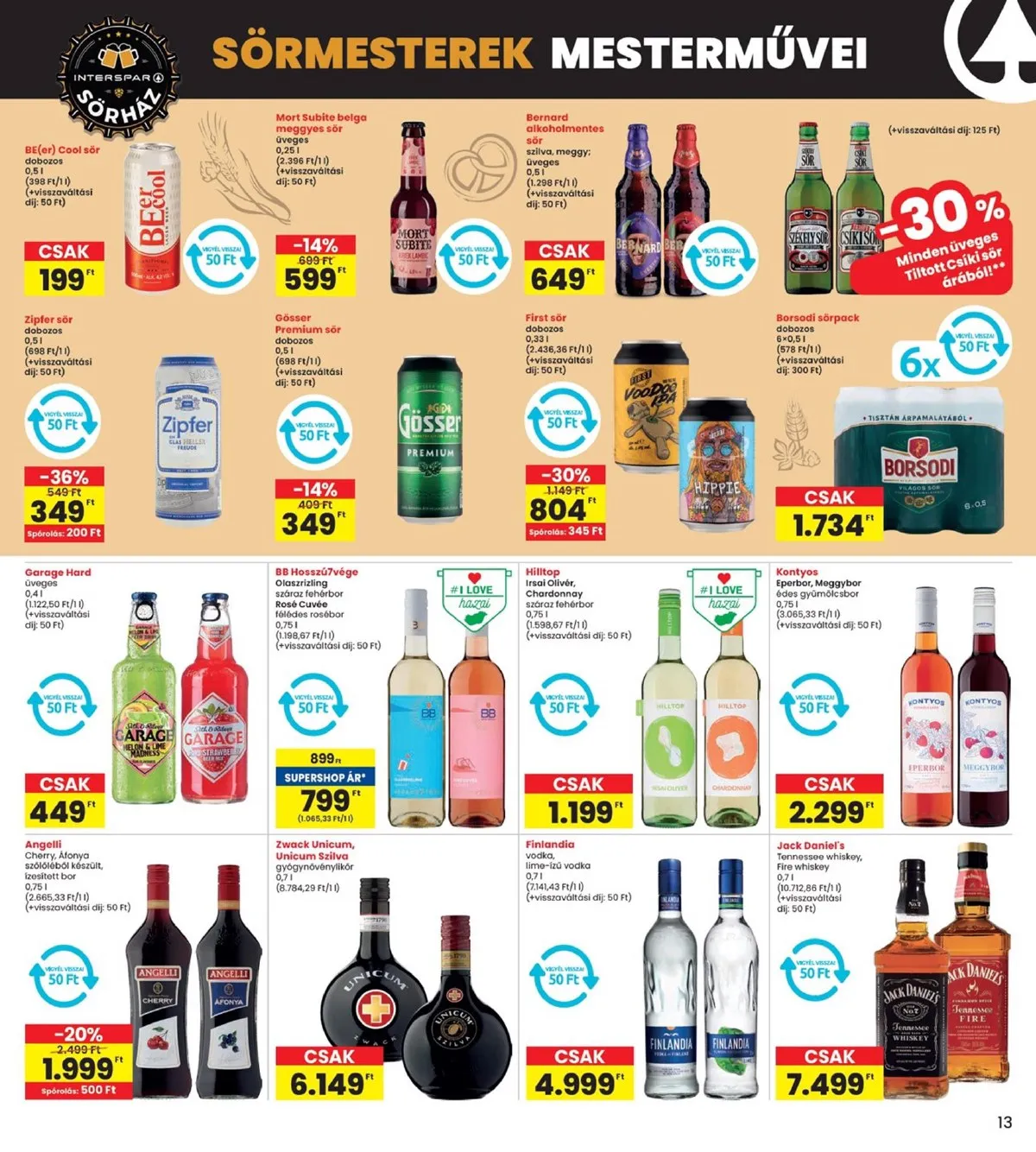 Interspar akciós újság 10.24–10.30 – 13. oldal