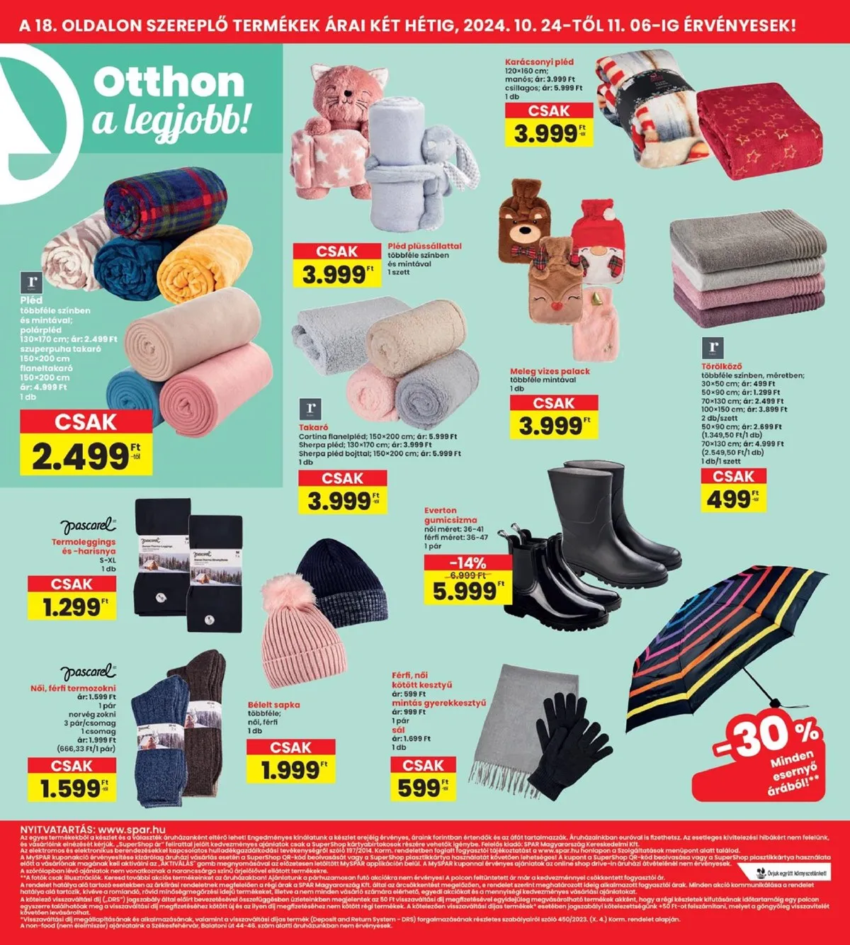 Interspar akciós újság 10.24–10.30 – 18. oldal