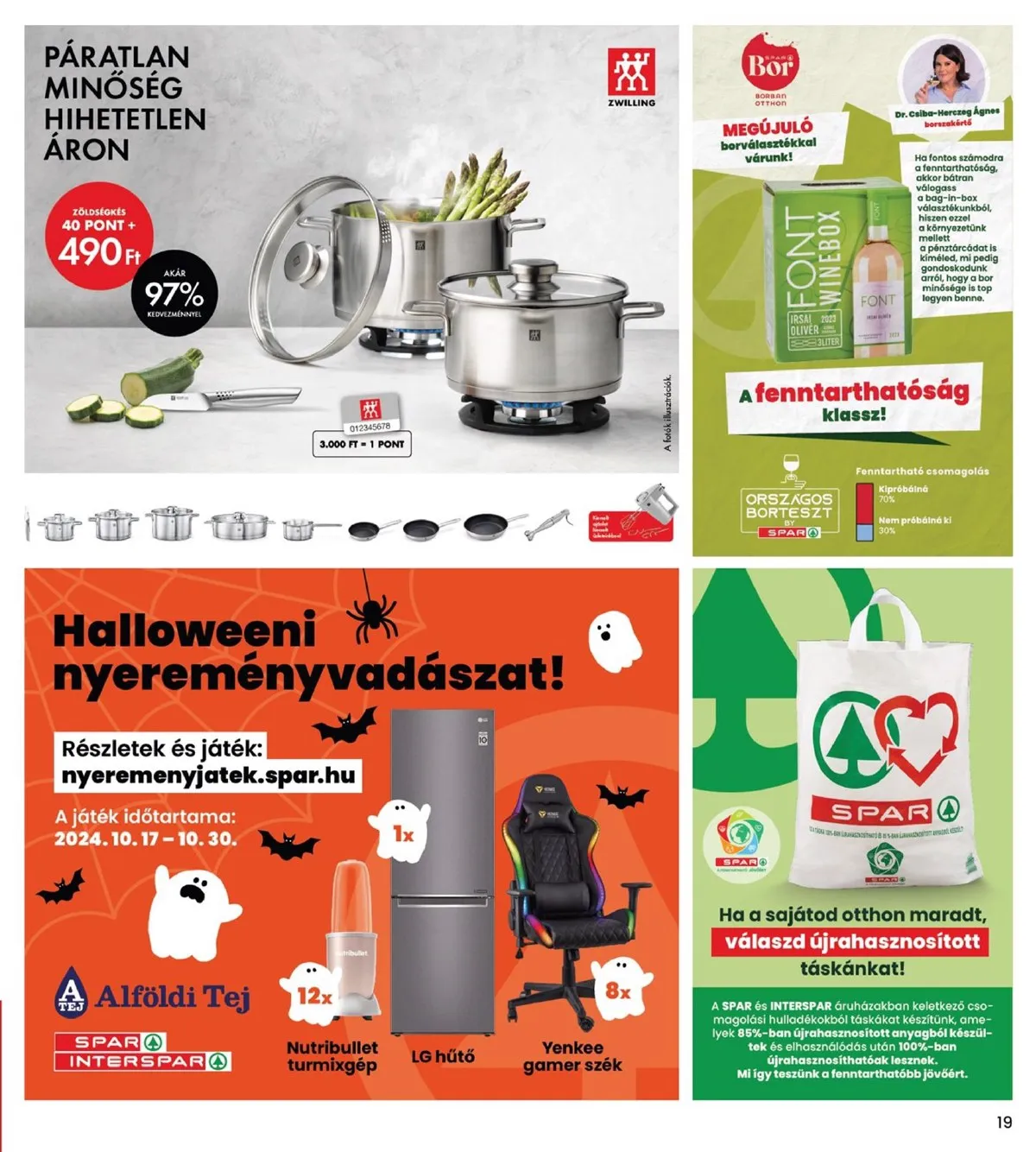 Interspar akciós újság 10.24–10.30 – 19. oldal
