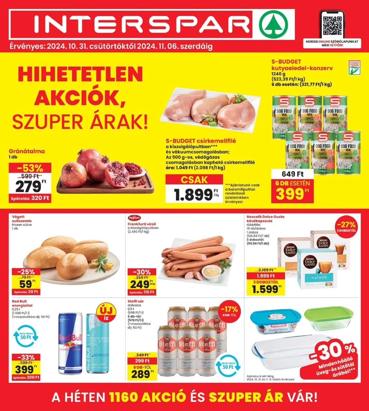 Interspar akciós újság 10.31–11.06
