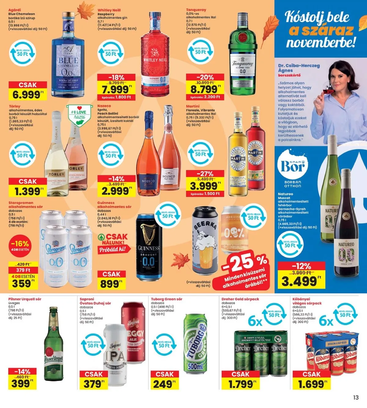 Interspar akciós újság 10.31–11.06 – 13. oldal