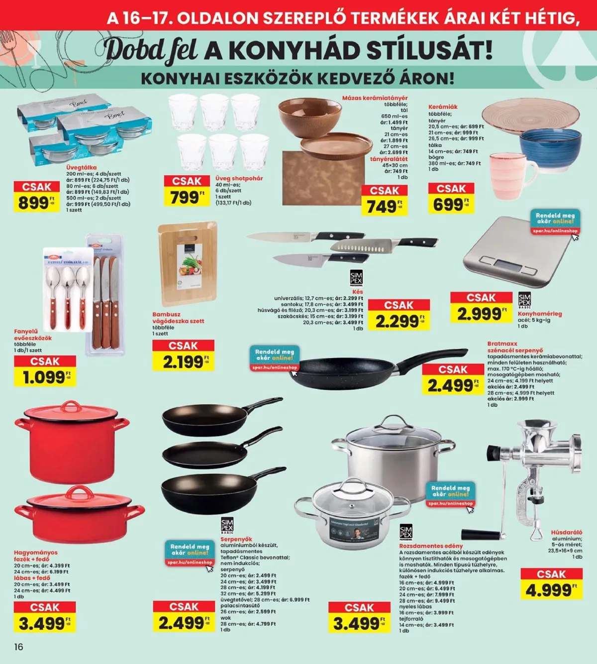 Interspar akciós újság 10.31–11.06 – 16. oldal