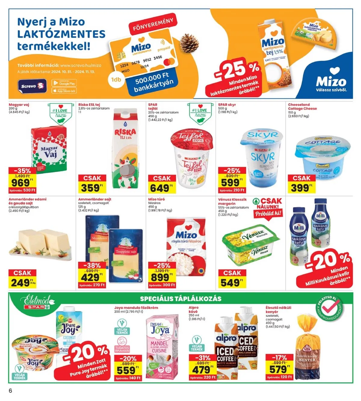 Interspar akciós újság 10.31–11.06 – 6. oldal