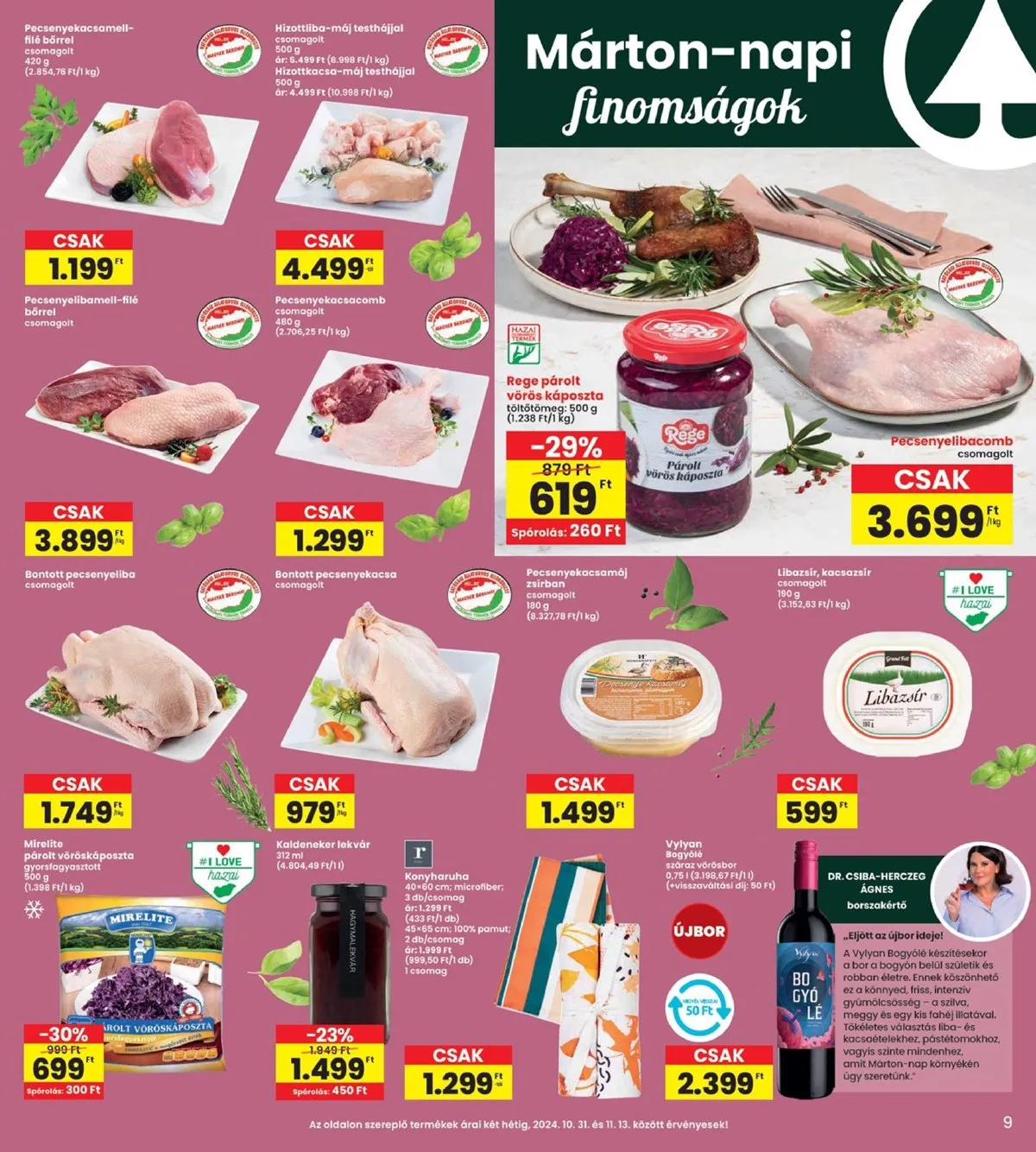 Interspar akciós újság 10.31–11.06 – 9. oldal