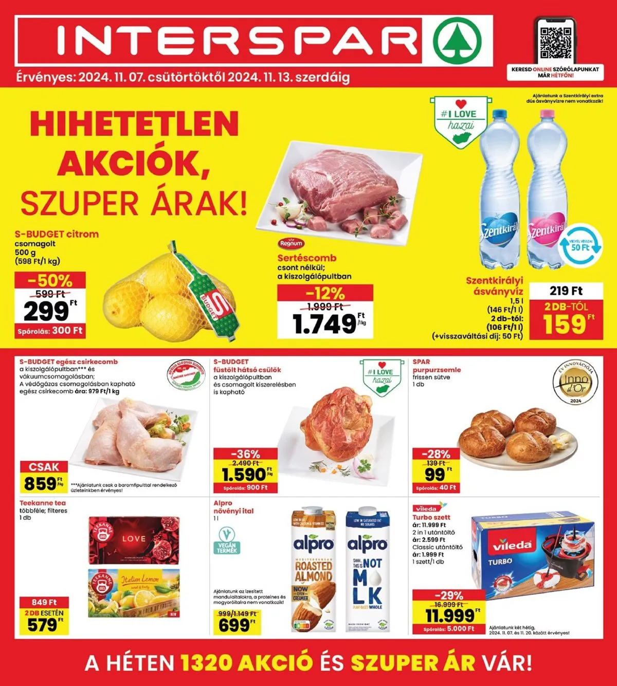Interspar akciós újság 11.07–11.13