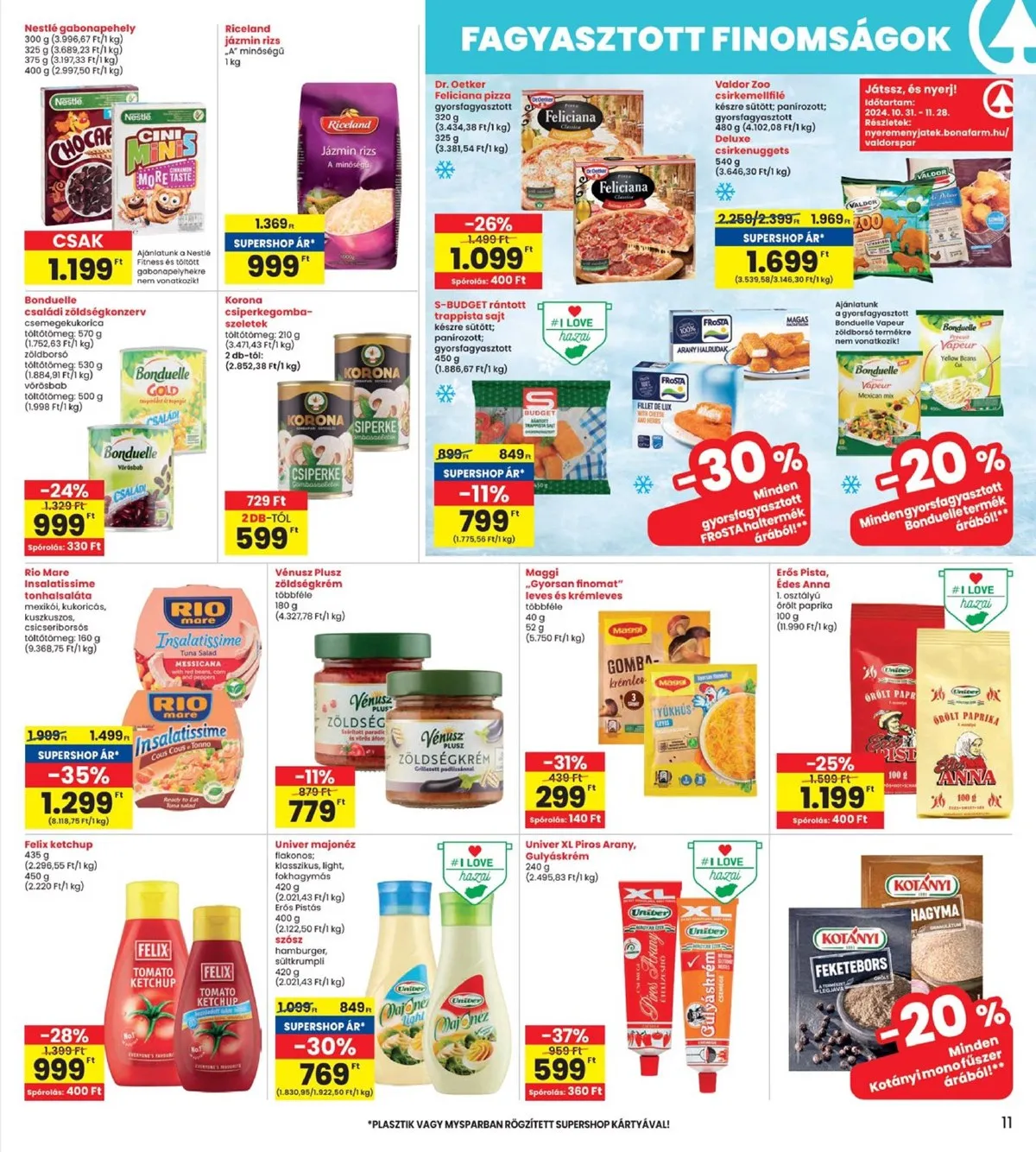 Interspar akciós újság 11.07–11.13 – 11. oldal