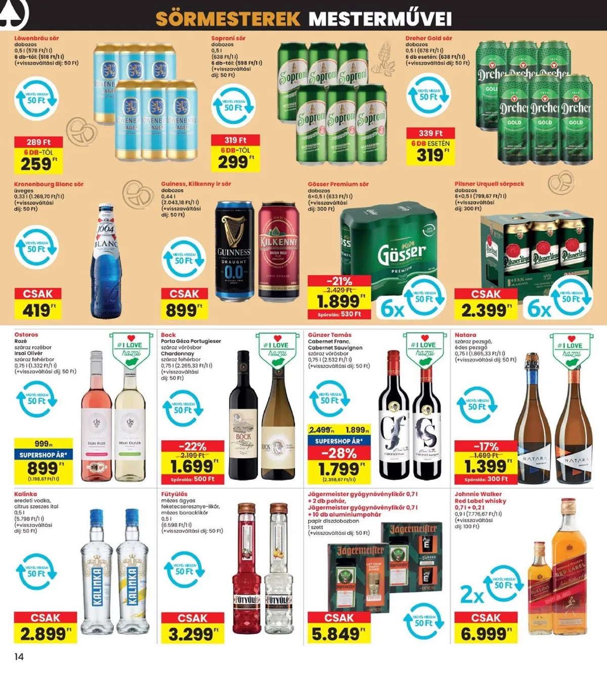 Interspar akciós újság 11.07–11.13 – 14. oldal