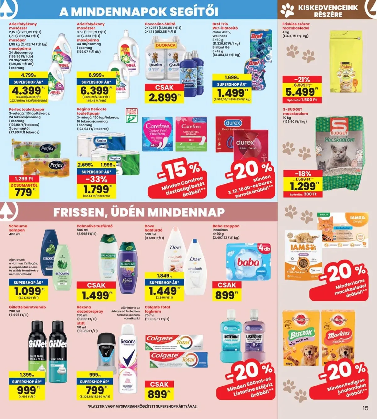 Interspar akciós újság 11.07–11.13 – 15. oldal