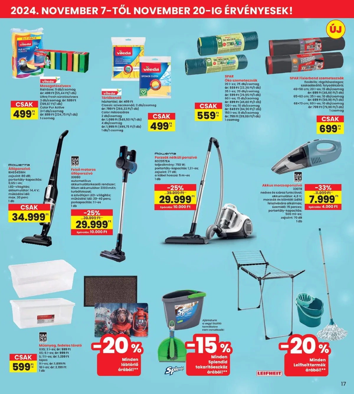 Interspar akciós újság 11.07–11.13 – 17. oldal