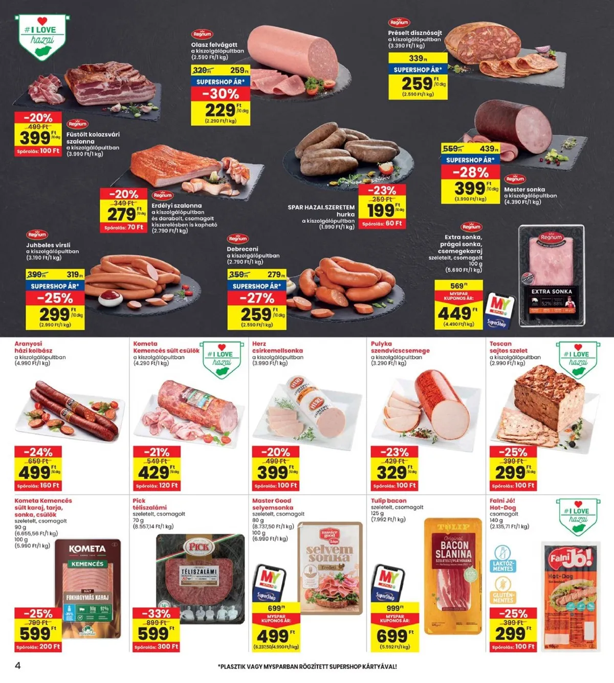 Interspar akciós újság 11.07–11.13 – 4. oldal
