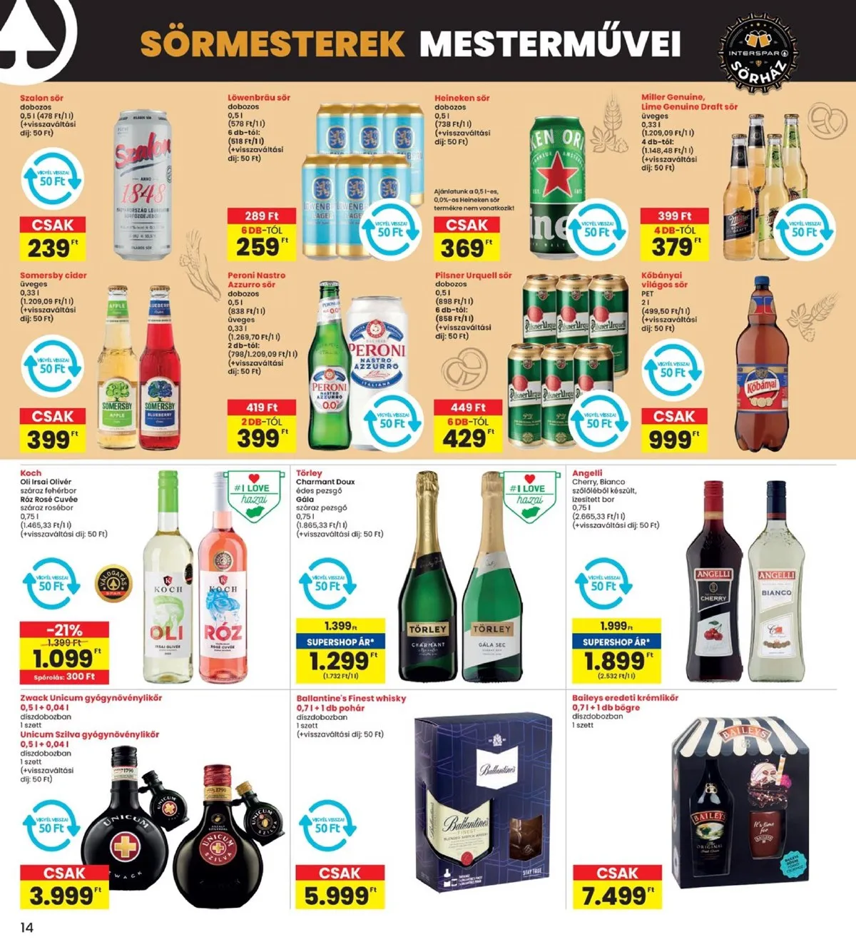 Interspar akciós újság 11.14–11.20 – 14. oldal