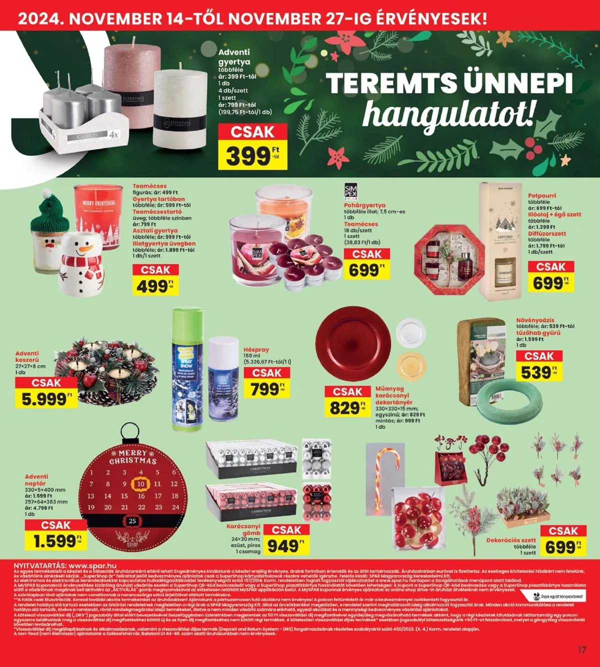 Interspar akciós újság 11.14–11.20 – 17. oldal