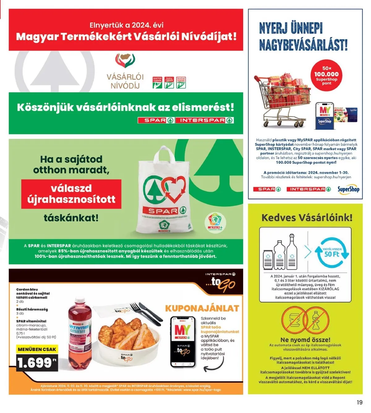Interspar akciós újság 11.14–11.20 – 19. oldal