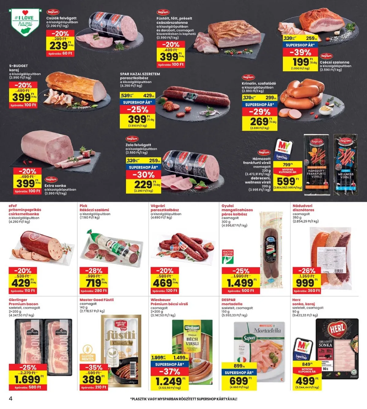 Interspar akciós újság 11.14–11.20 – 4. oldal