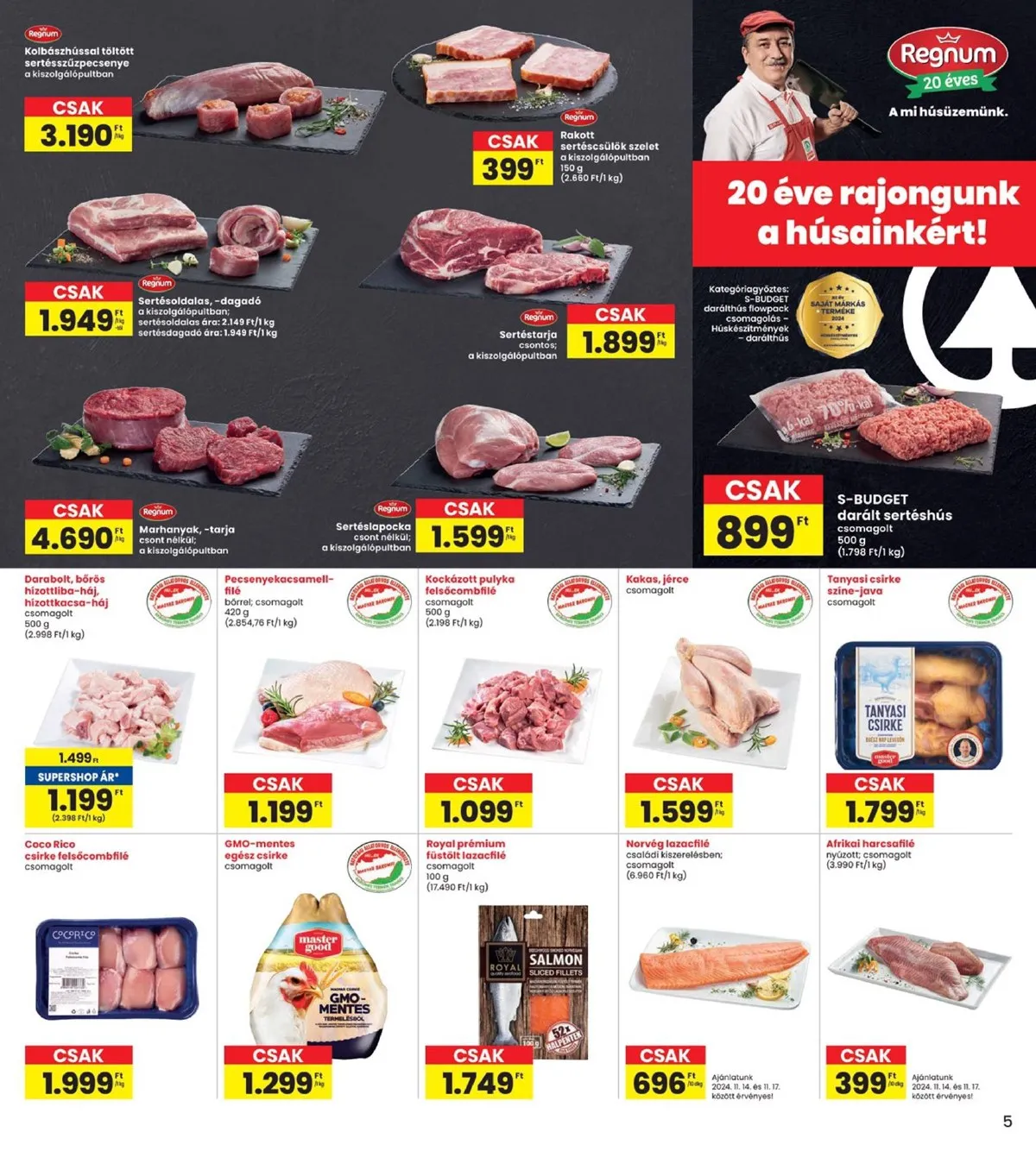 Interspar akciós újság 11.14–11.20 – 5. oldal