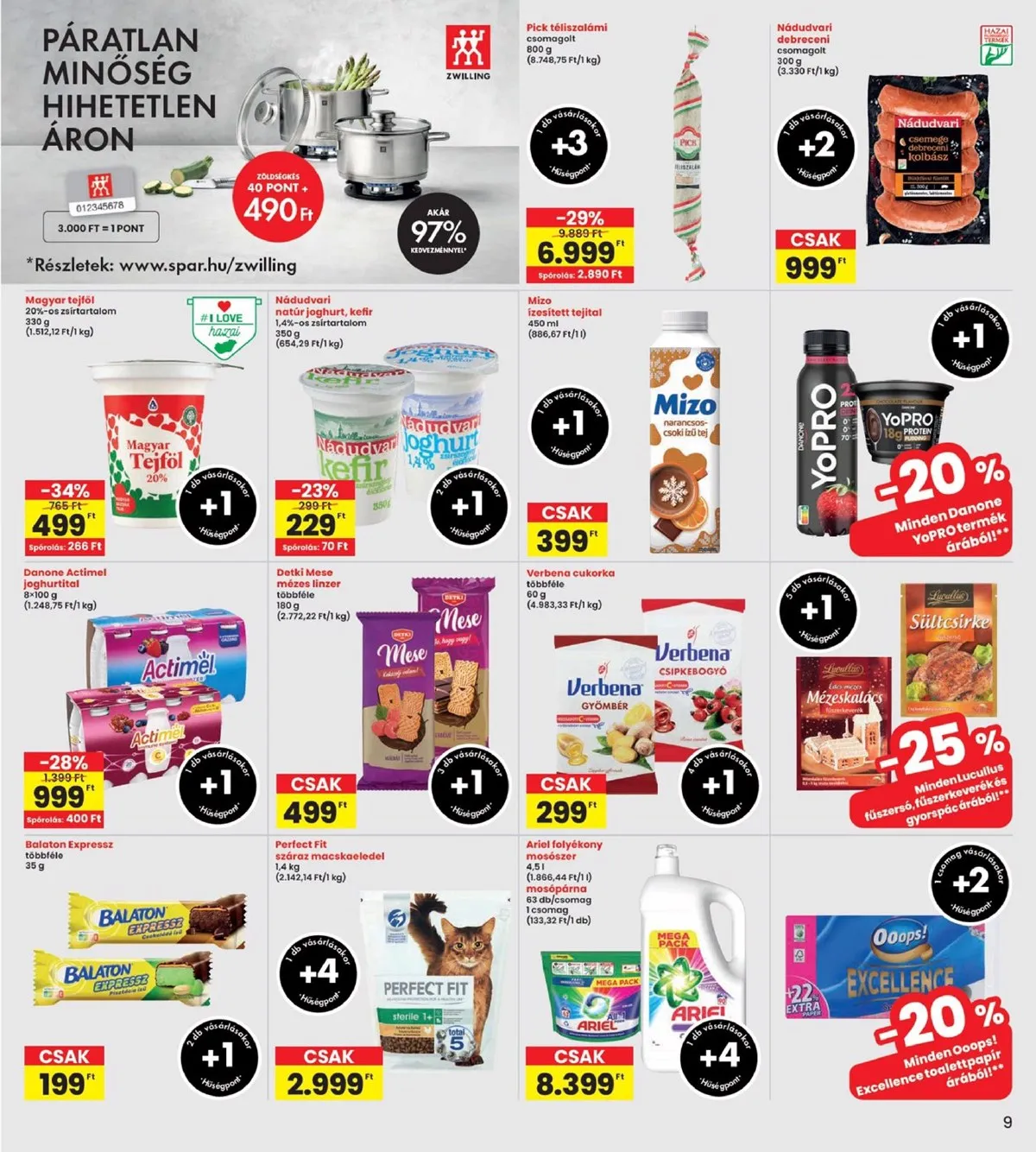 Interspar akciós újság 11.14–11.20 – 9. oldal