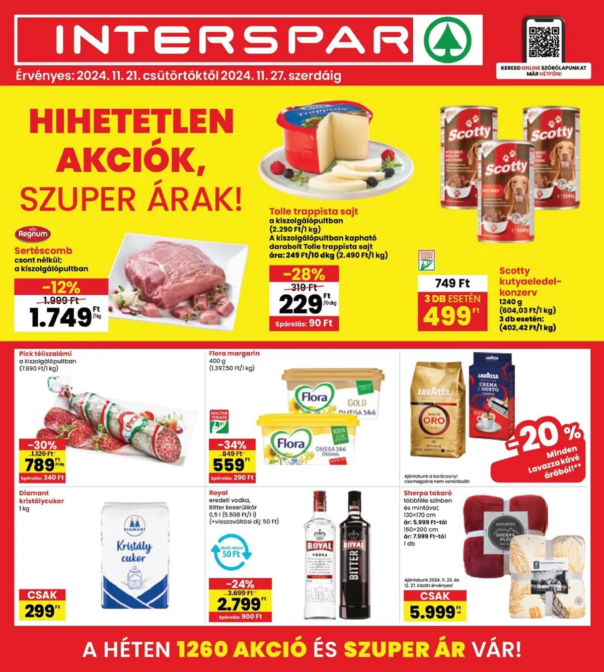 Interspar akciós újság 11.21–11.27