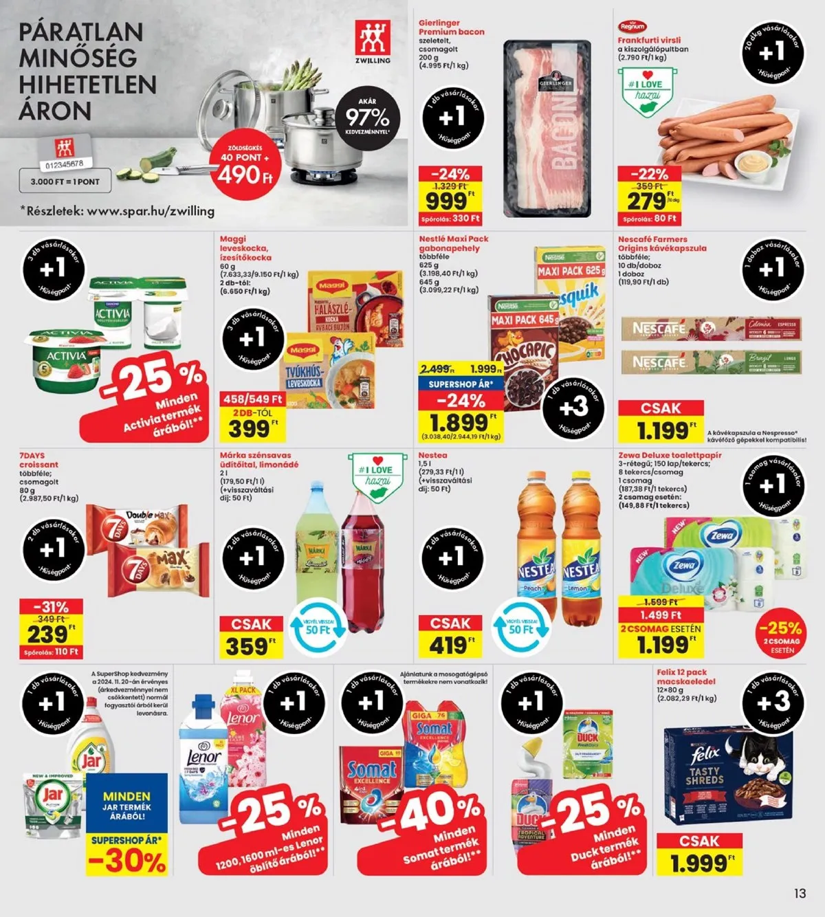Interspar akciós újság 11.21–11.27 – 13. oldal