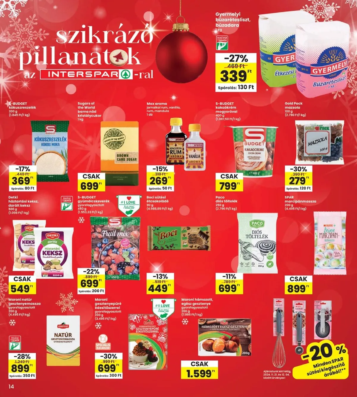 Interspar akciós újság 11.21–11.27 – 14. oldal