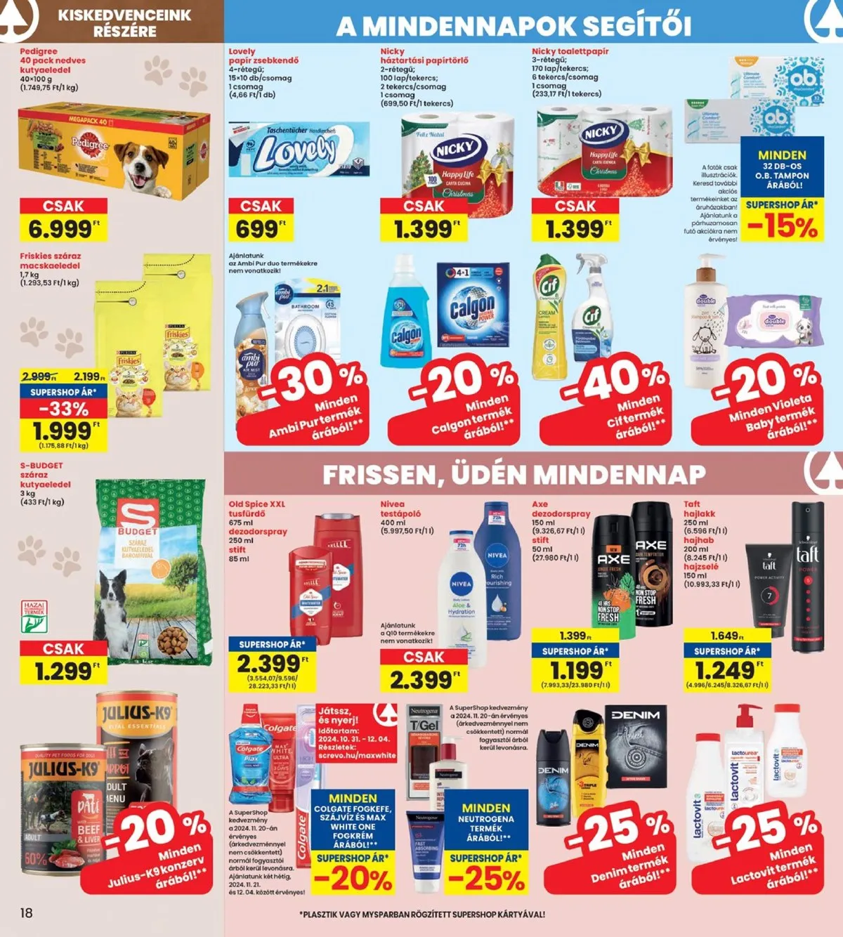 Interspar akciós újság 11.21–11.27 – 18. oldal