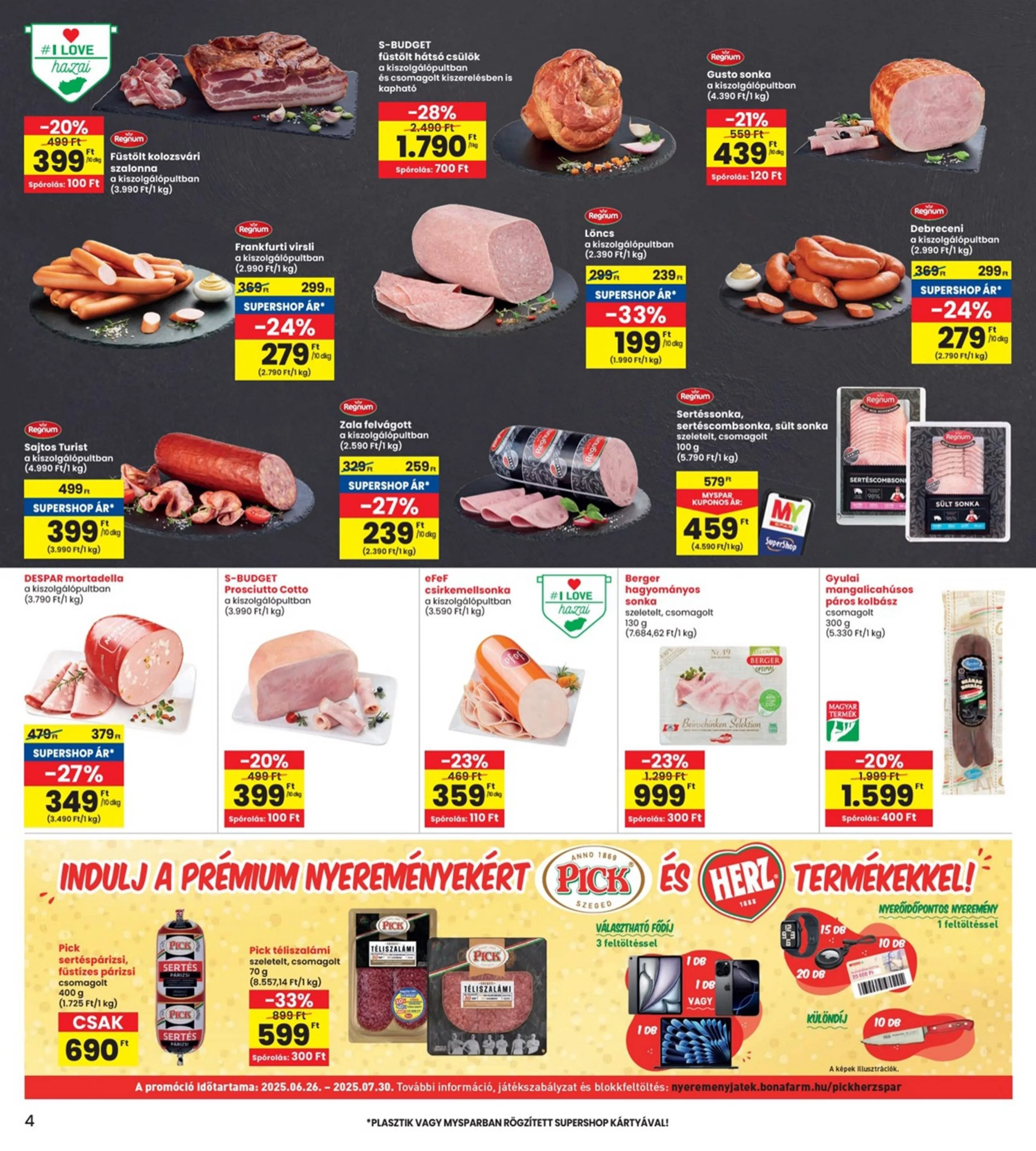 Interspar akciós újság 07.03–07.09 – 4. oldal