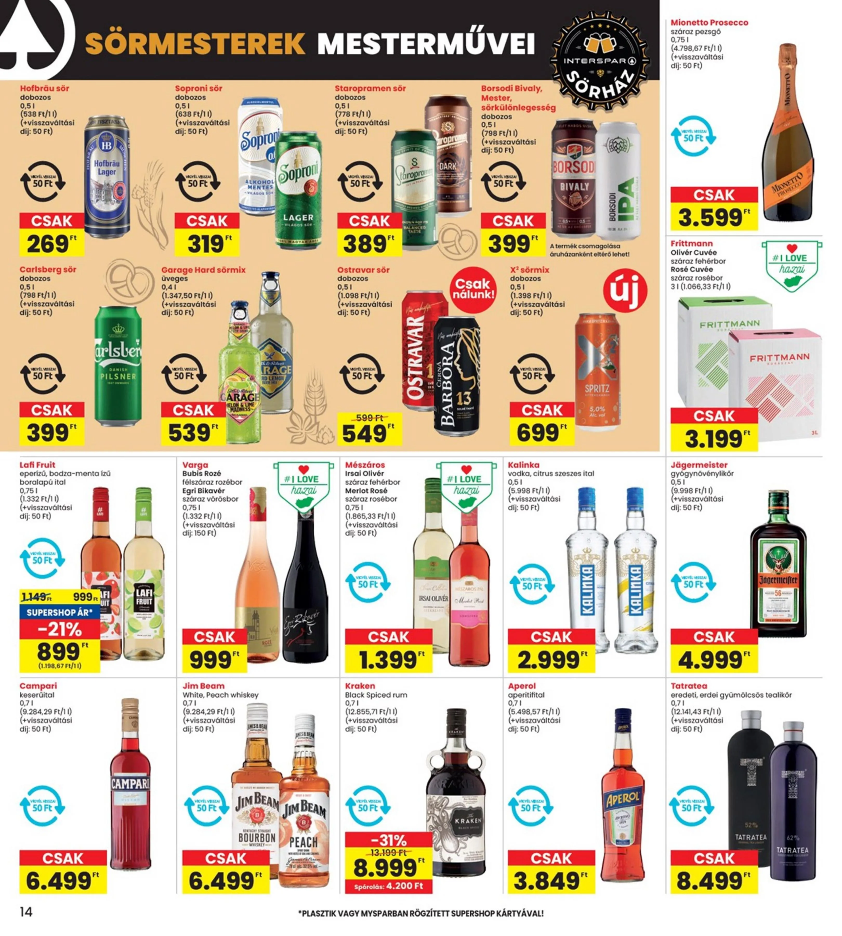Interspar akciós újság 07.10–07.16 – 14. oldal