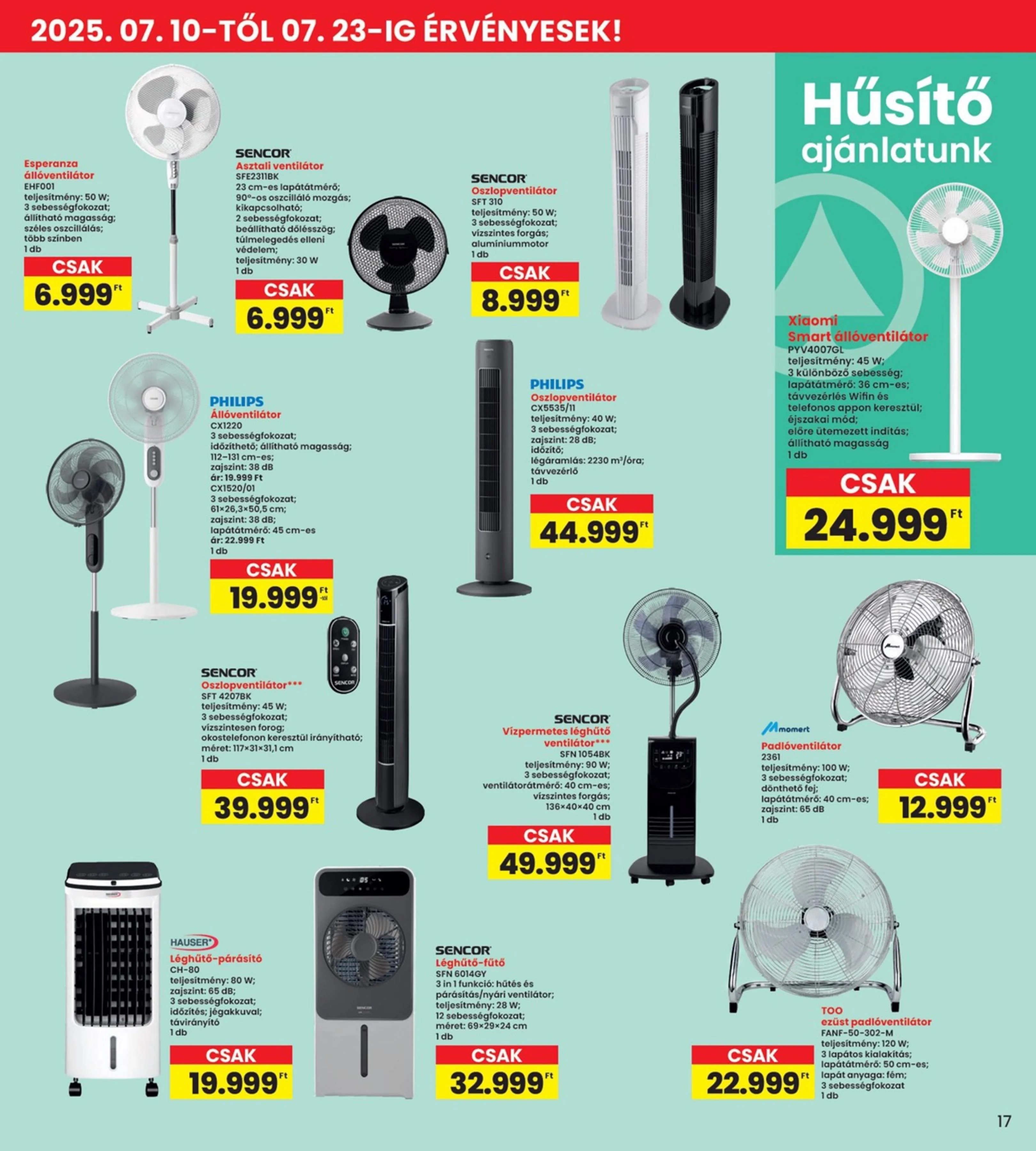 Interspar akciós újság 07.10–07.16 – 17. oldal
