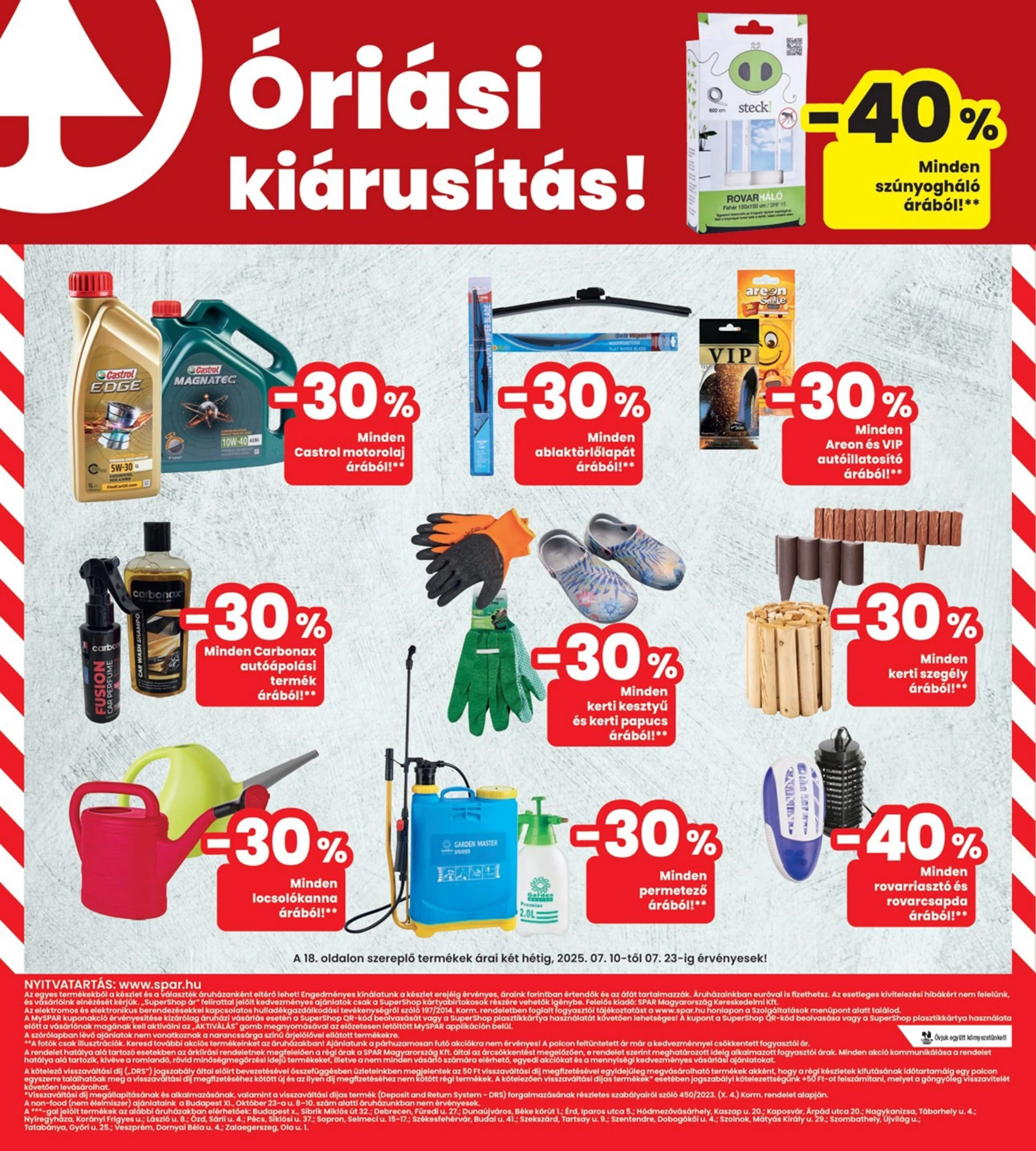 Interspar akciós újság 07.10–07.16 – 18. oldal