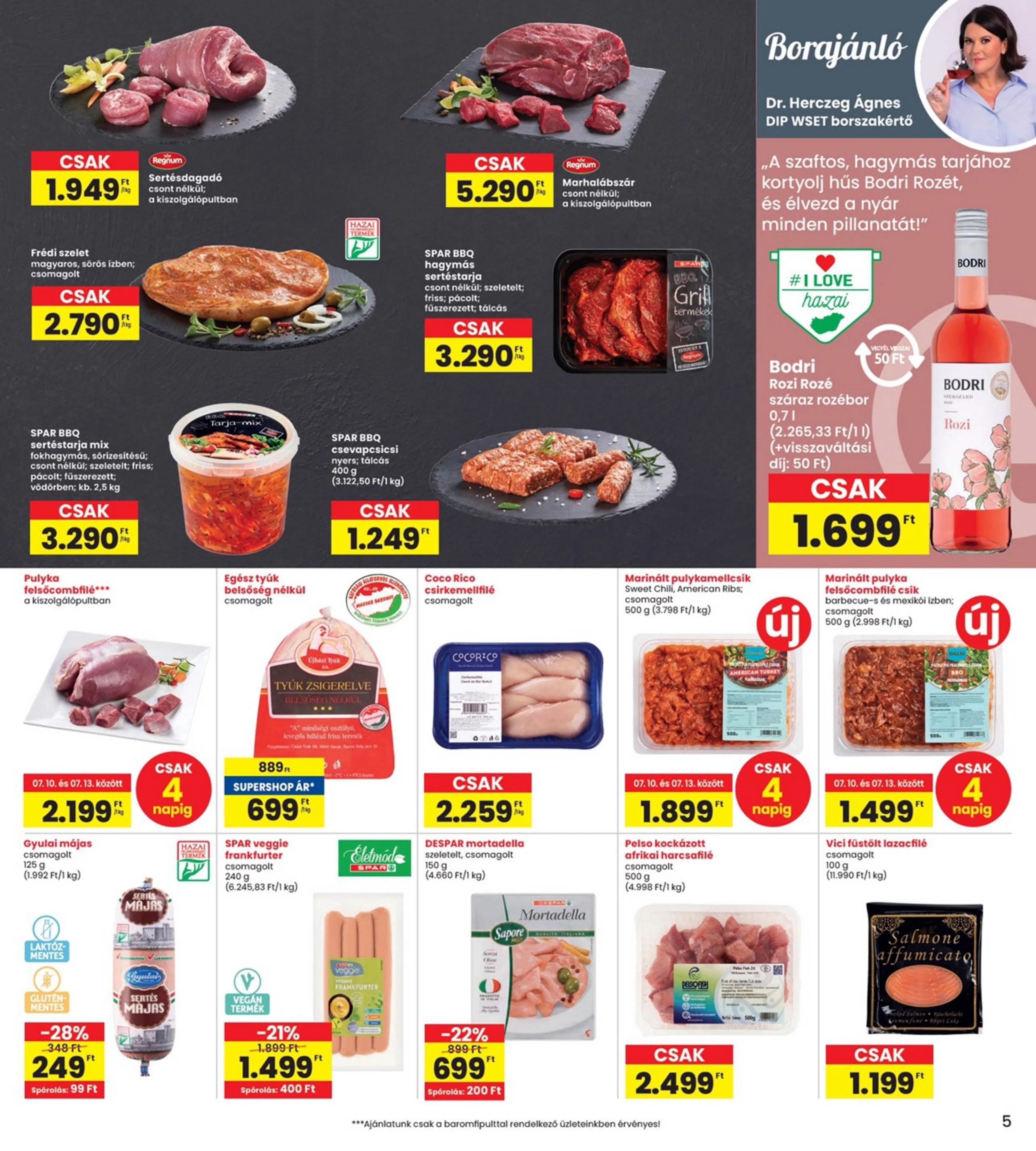Interspar akciós újság 07.10–07.16 – 5. oldal